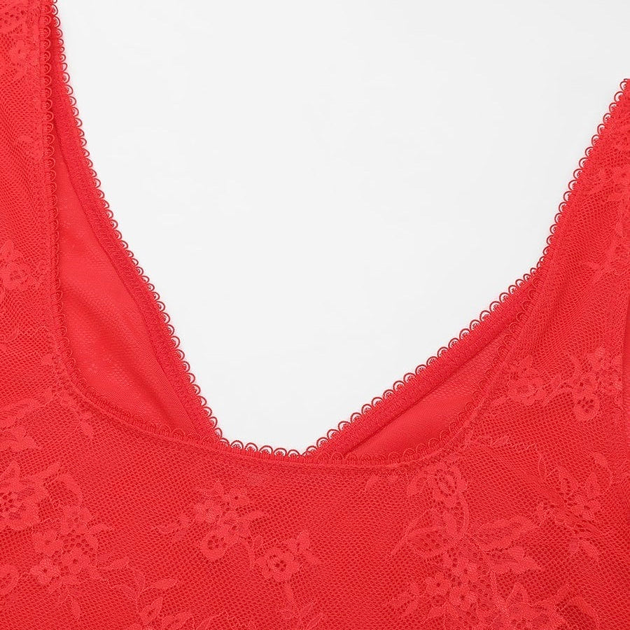 body dentelle bodladies framboise