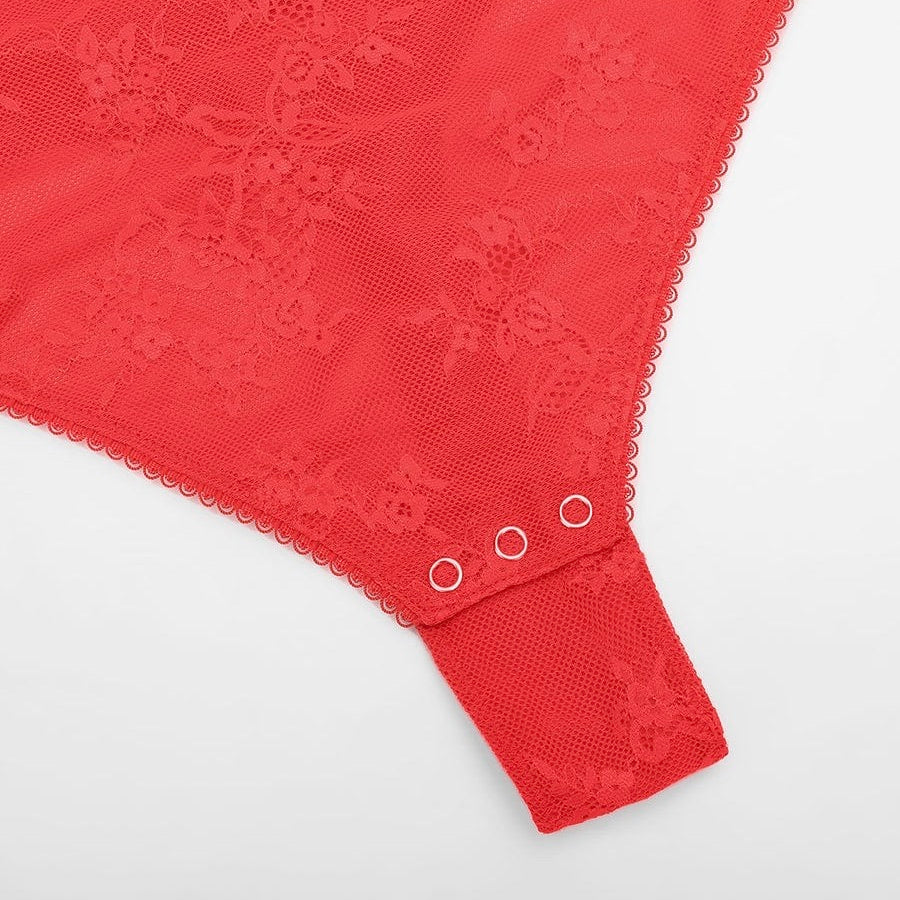 body dentelle bodladies framboise